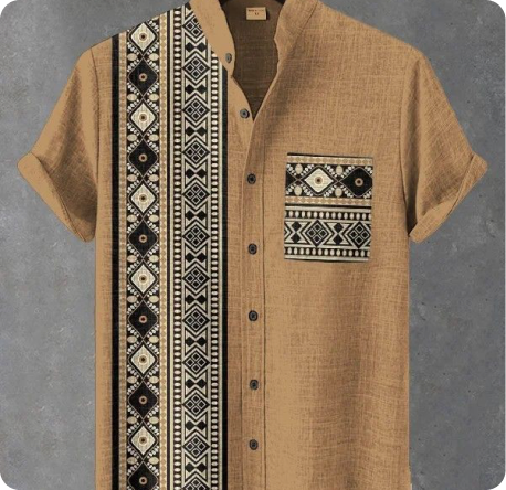 Kofi Ankara Shirt
